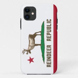 Funda Para iPhone 11 Bandera de California de la República de los Renos