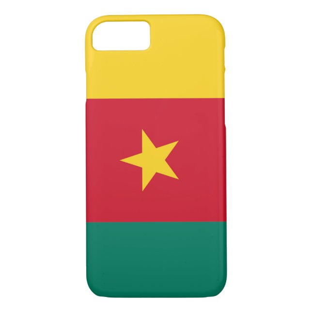 Funda De Case-Mate Para iPhone Bandera de Camerún (Reverso)
