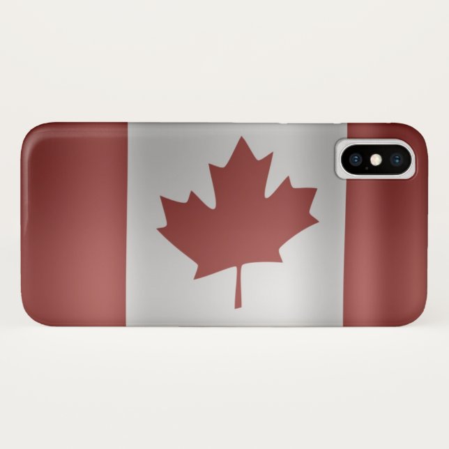 Funda De Case-Mate Para iPhone Bandera de Canadá... (Reverso (horizontal))