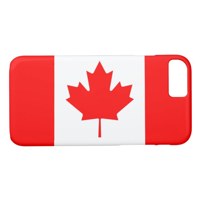 Funda De Case-Mate Para iPhone Bandera de Canadá (Reverso (horizontal))