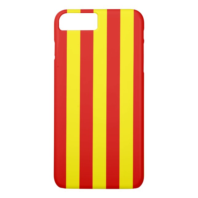 Funda De Case-Mate Para iPhone Bandera de Cataluña (Reverso)