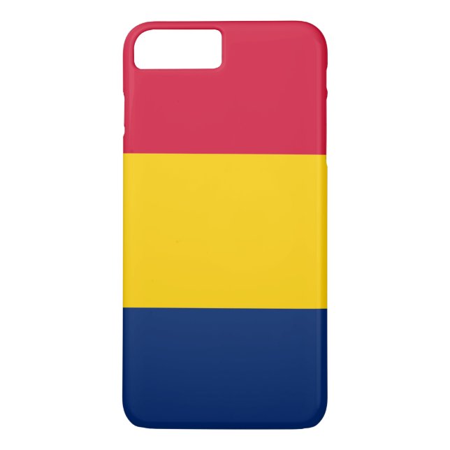 Funda De Case-Mate Para iPhone Bandera de Chad (Reverso)