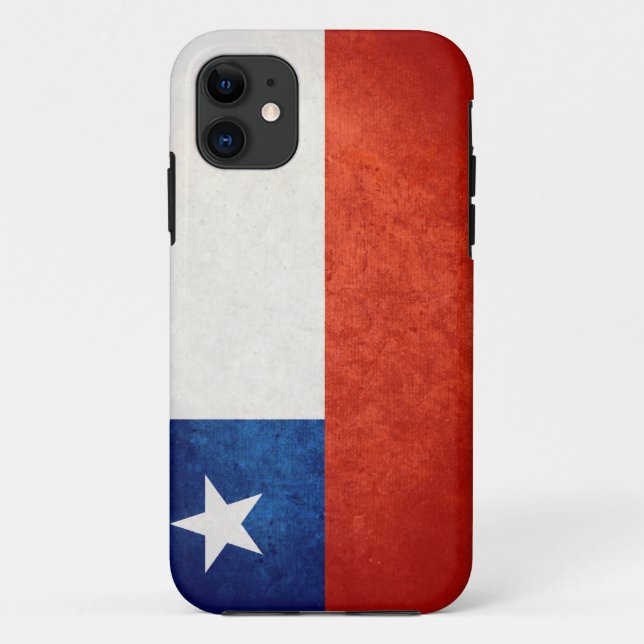 Funda De Case-Mate Para iPhone Bandera de Chile (Reverso)
