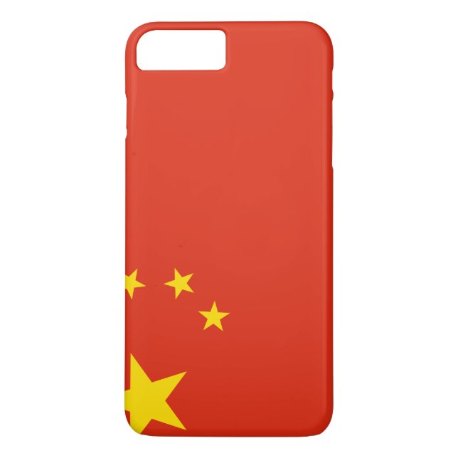 Funda De Case-Mate Para iPhone Bandera de China (Reverso)