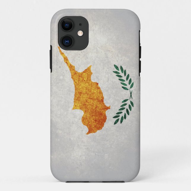 Funda De Case-Mate Para iPhone Bandera de Chipre (Reverso)
