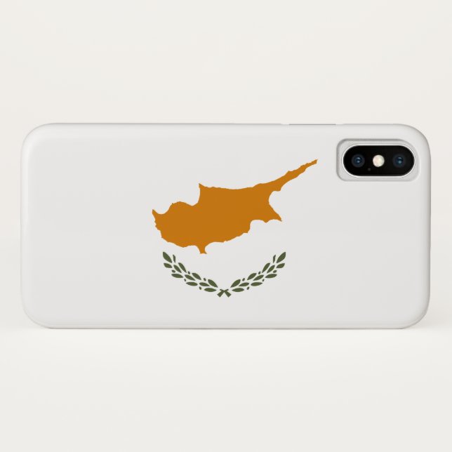 Funda De Case-Mate Para iPhone Bandera de Chipre (grecochipriota) (Reverso (horizontal))