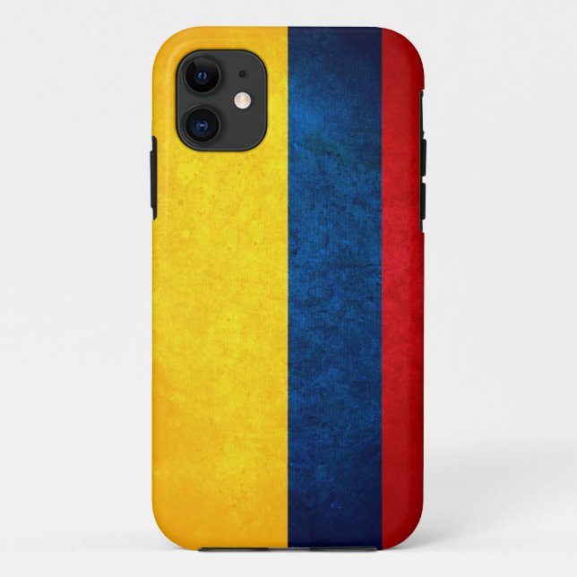 Funda De Case-Mate Para iPhone Bandera de Colombia (Reverso)