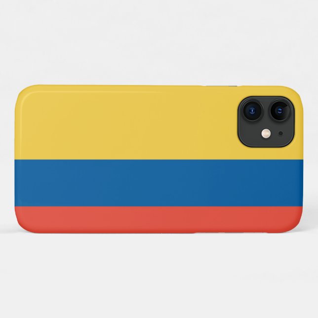 Funda De Case-Mate Para iPhone Bandera de Colombia (Reverso (horizontal))