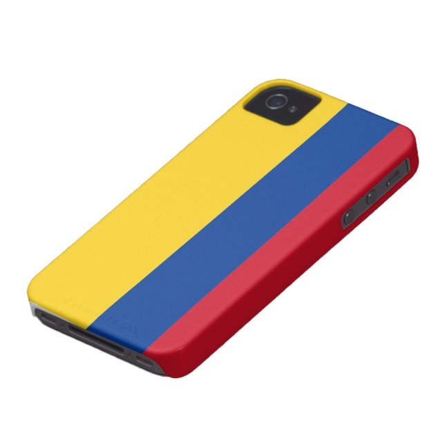Funda De Case-Mate Para iPhone Bandera de Colombia (Abajo)