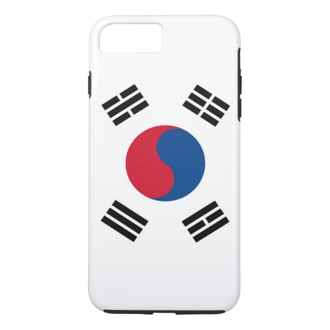 Funda De Case-Mate Para iPhone Bandera de Corea del Sur (Reverso)