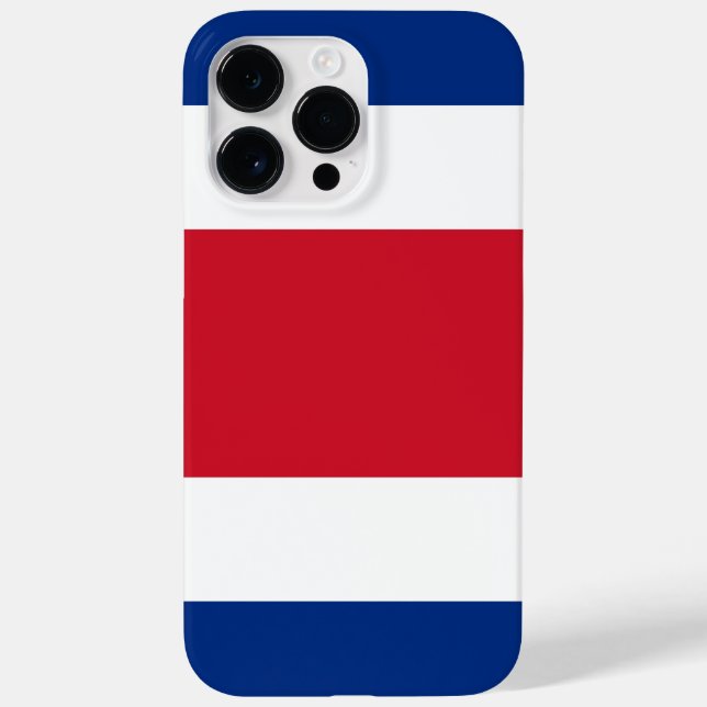 Funda De Case-Mate Para iPhone Bandera de Costa Rica (Reverso)
