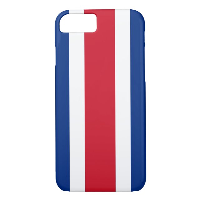 Funda De Case-Mate Para iPhone Bandera de Costa Rica (Reverso)