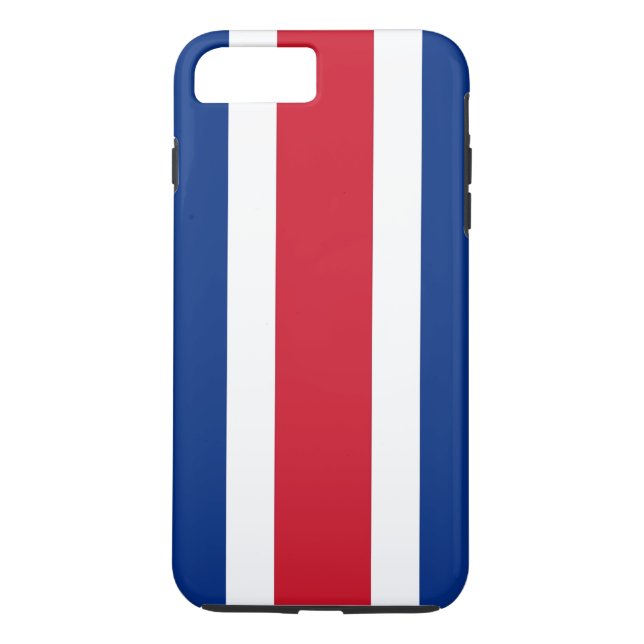 Funda De Case-Mate Para iPhone Bandera de Costa Rica (Reverso)