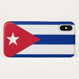 Funda Para iPhone X Bandera de Cuba