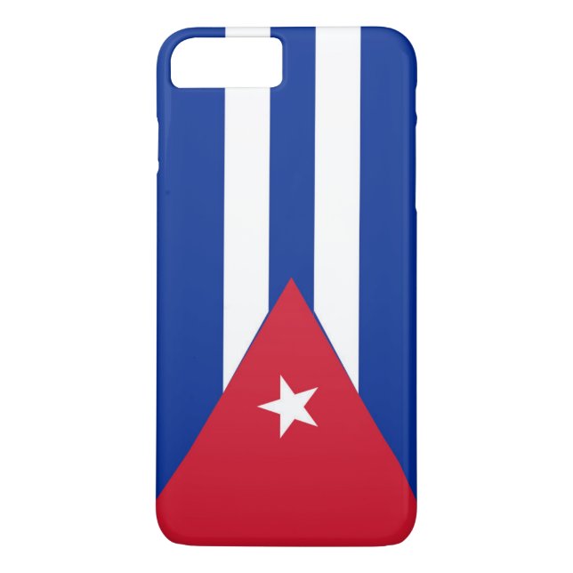 Funda De Case-Mate Para iPhone Bandera de Cuba (Reverso)
