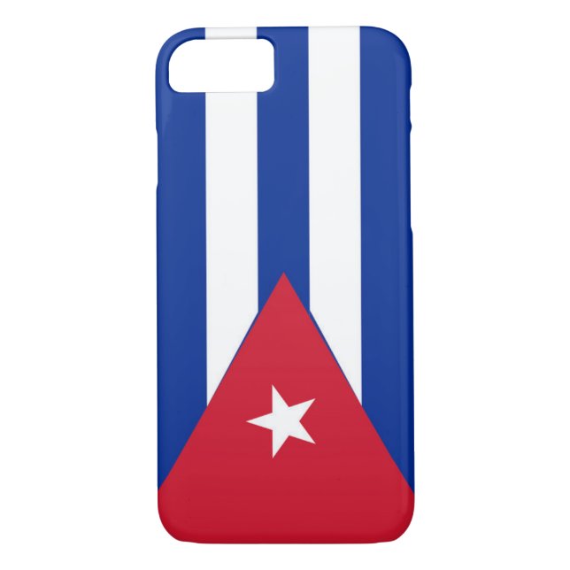Funda De Case-Mate Para iPhone Bandera de Cuba (Reverso)