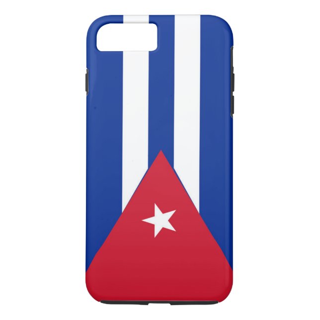 Funda De Case-Mate Para iPhone Bandera de Cuba (Reverso)