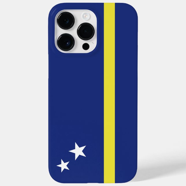 Funda De Case-Mate Para iPhone Bandera de Curazao (Reverso)
