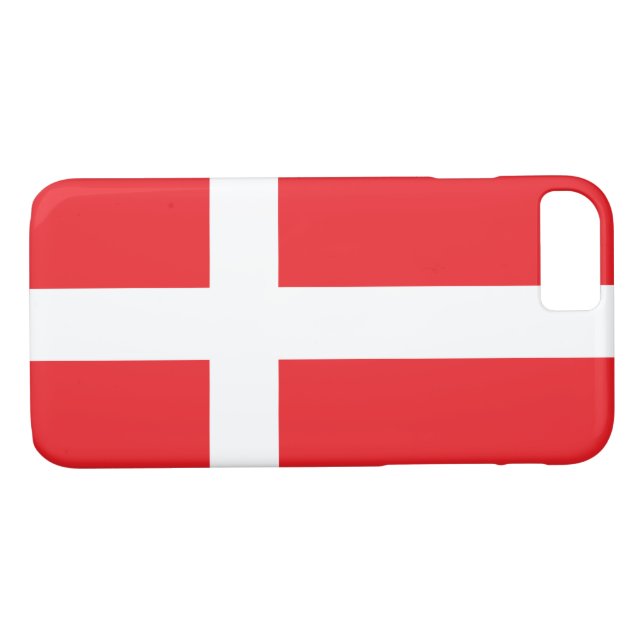 FUNDA DE Case-Mate PARA iPhone BANDERA DE DINAMARCA (Reverso (horizontal))