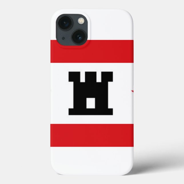 Funda De Case-Mate Para iPhone Bandera de Drenthe (Reverso)