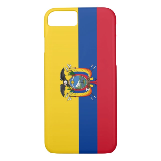 Funda De Case-Mate Para iPhone Bandera de Ecuador (Reverso)