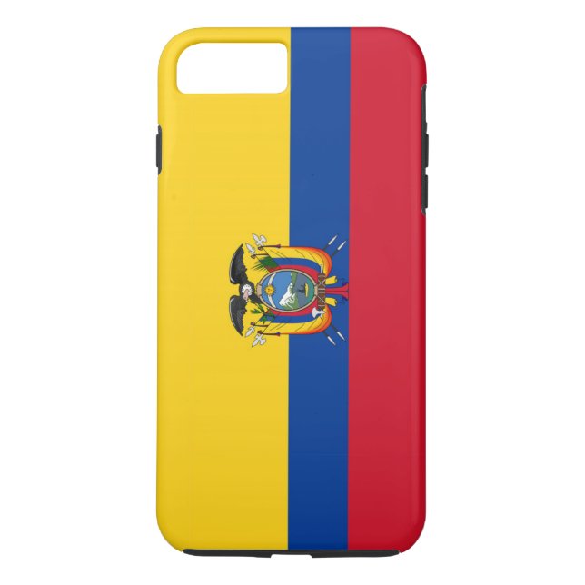 Funda De Case-Mate Para iPhone Bandera de Ecuador (Reverso)