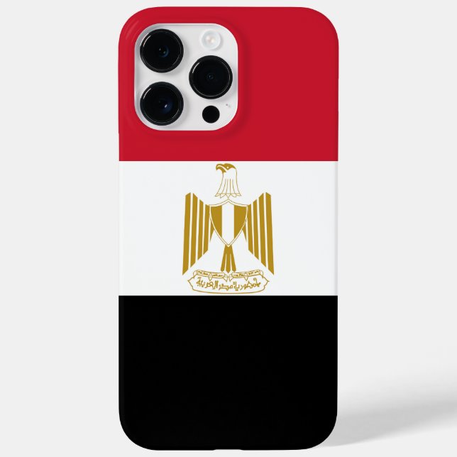 Funda De Case-Mate Para iPhone Bandera de Egipto (Reverso)
