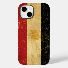 Funda Para iPhone 14 De Case-Mate Bandera de Egipto Vintage Grunge