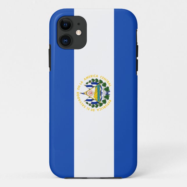Funda De Case-Mate Para iPhone Bandera de El Salvador (Reverso)