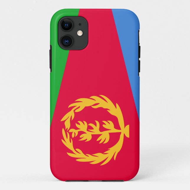 Funda De Case-Mate Para iPhone Bandera de Eritrea (Reverso)