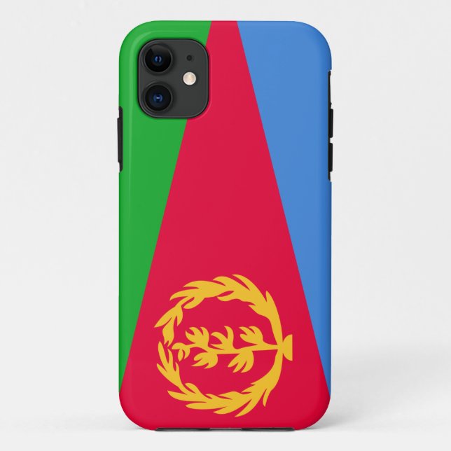 Funda De Case-Mate Para iPhone Bandera de Eritrea (Reverso)