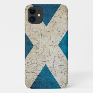 Funda Para iPhone 11 Bandera de Escocia Grunge