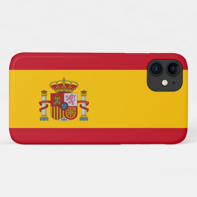 Funda De Case-Mate Para iPhone Bandera de España (Reverso (horizontal))