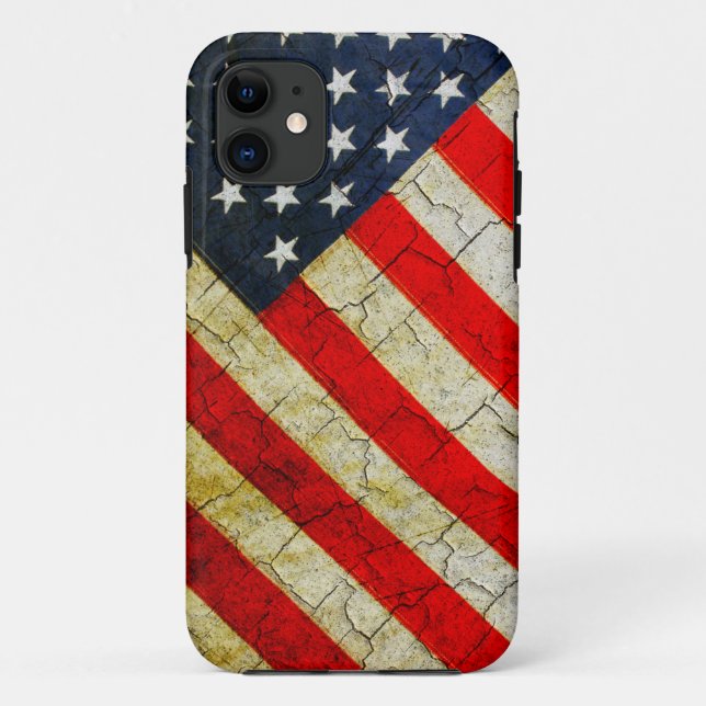 Funda De Case-Mate Para iPhone Bandera de Estados Unidos (Reverso)