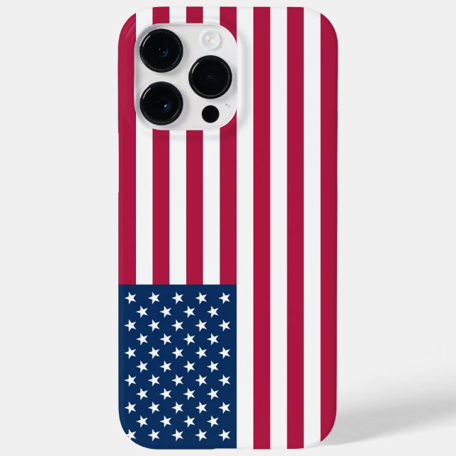 Funda De Case-Mate Para iPhone Bandera de Estados Unidos (Reverso)