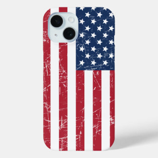 Funda Para iPhone 15 Bandera de Estados Unidos con problemas