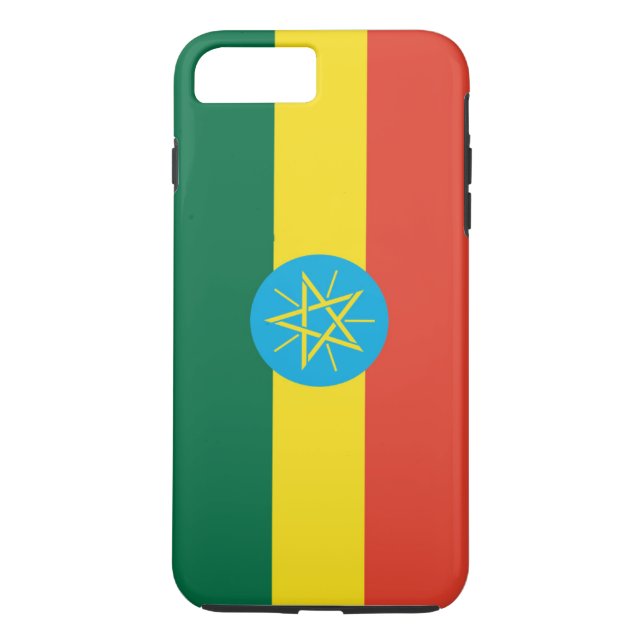 Funda De Case-Mate Para iPhone Bandera de Etiopía (Reverso)