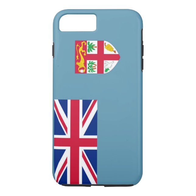 Funda De Case-Mate Para iPhone Bandera de Fiji (Reverso)