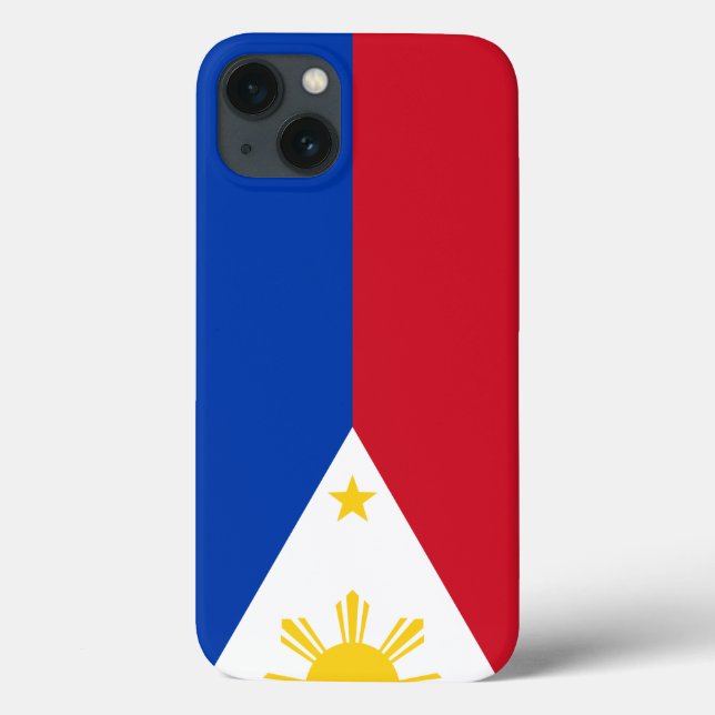 Funda De Case-Mate Para iPhone Bandera de Filipinas (Reverso)