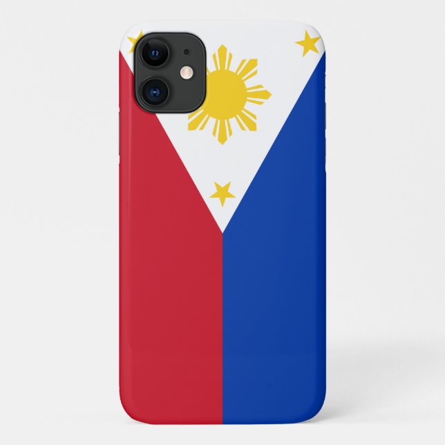 Funda De Case-Mate Para iPhone Bandera de Filipinas (Reverso)