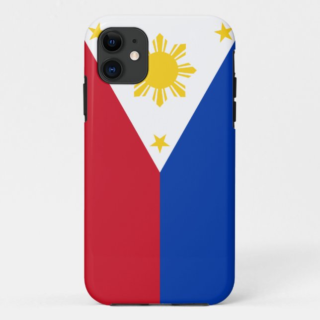 Funda De Case-Mate Para iPhone Bandera de Filipinas (Reverso)
