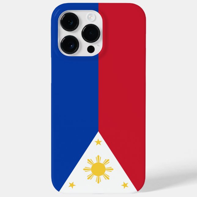 Funda De Case-Mate Para iPhone Bandera de Filipinas (Reverso)