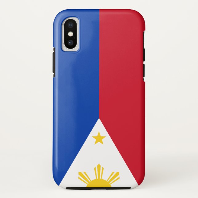 Funda De Case-Mate Para iPhone Bandera de Filipinas (Reverso)