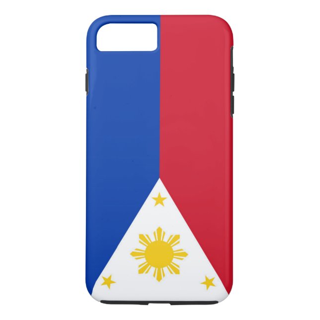 Funda De Case-Mate Para iPhone Bandera de Filipinas (Reverso)