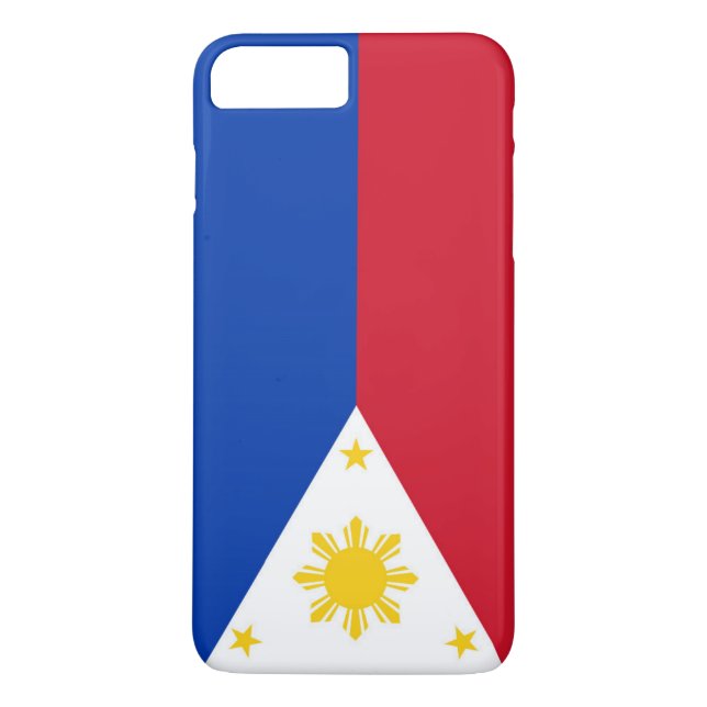 Funda De Case-Mate Para iPhone Bandera de Filipinas (Reverso)