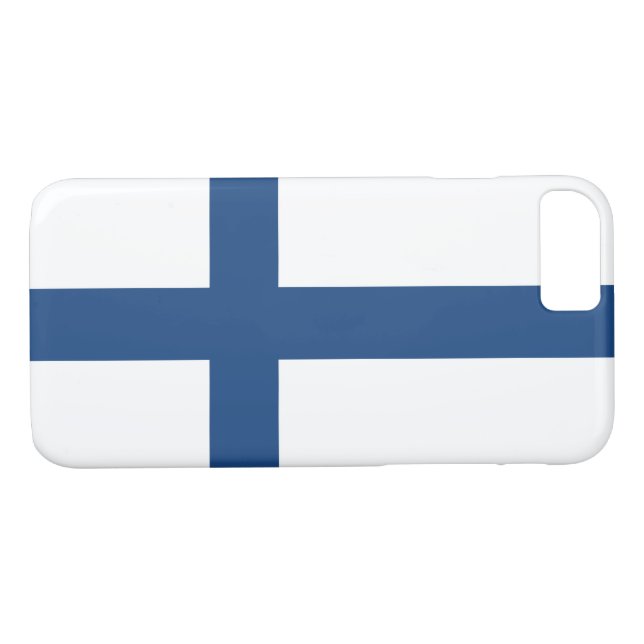 FUNDA DE Case-Mate PARA iPhone BANDERA DE FINLANDIA (Reverso (horizontal))
