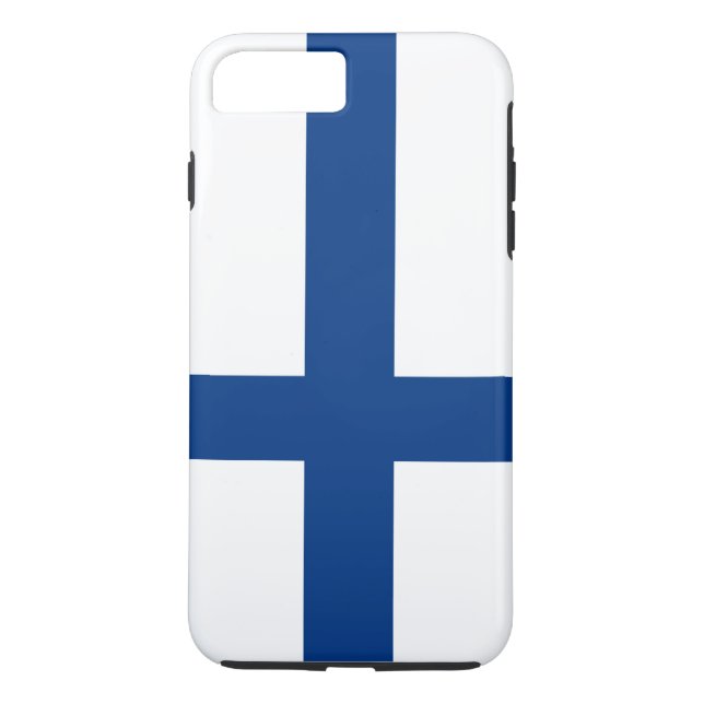 Funda De Case-Mate Para iPhone Bandera de Finlandia (Reverso)
