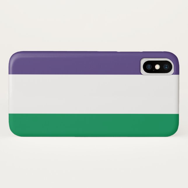 Funda De Case-Mate Para iPhone Bandera de fragmento (Reverso (horizontal))