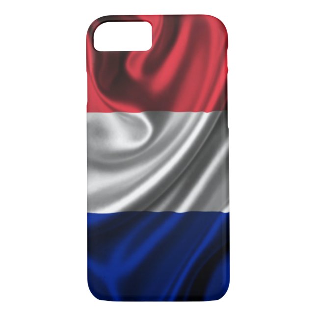 Funda De Case-Mate Para iPhone Bandera de Francia (Reverso)