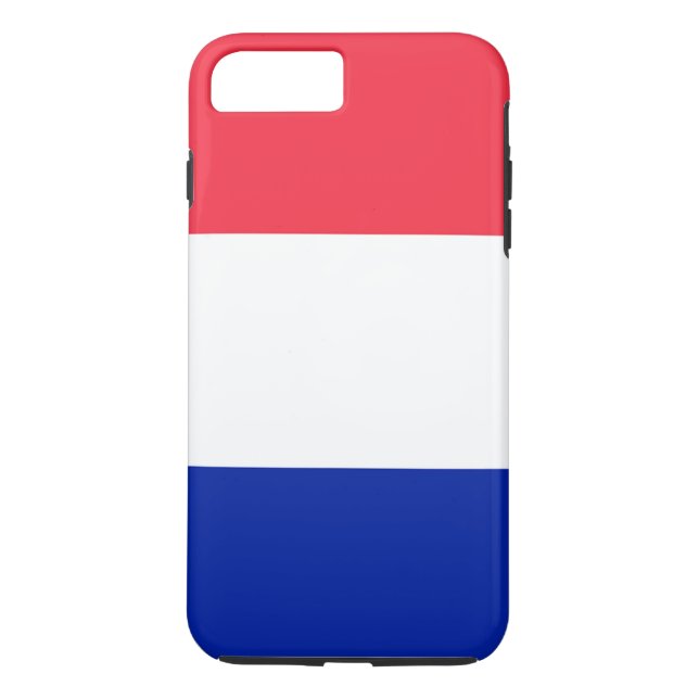 Funda De Case-Mate Para iPhone Bandera de Francia (Reverso)